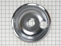 GE Range / Oven / Stove 8" Chrome Rear Drip Bowl
