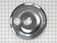 GE Range / Oven / Stove 8" Chrome Burner Drip Bowl