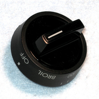 Frigidaire Range / Oven / Stove Black Thermostat Knob